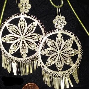 Traditional handmade vintage chandelier earrings